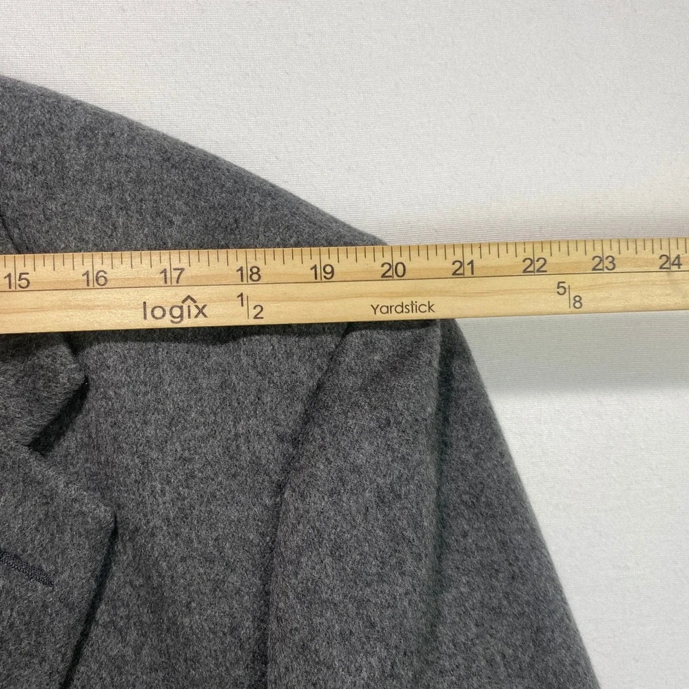 Posh Newport Beach Mens Grey Pure Mongolian Cashmere Blazer Sport Coat USA Made